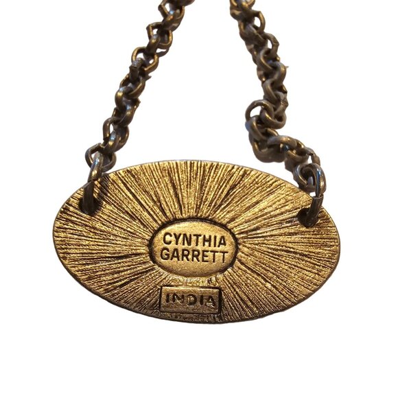 Cynthia Garrett BELIEVE Brass tone lobster clasp adjustable Necklace - Picture 3 of 6